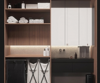 Modern Bathroom Cabinet-ID:413791892