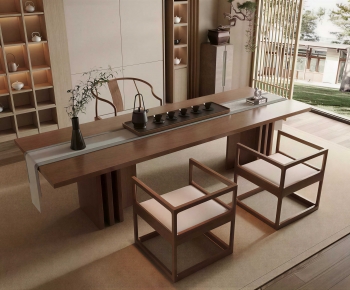 New Chinese Style Tea Tables And Chairs-ID:881040106