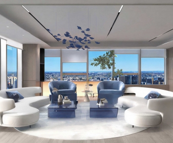 Modern A Living Room-ID:375262985