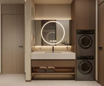 Modern Bathroom Cabinet-ID:422163013