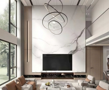 Modern A Living Room-ID:885567905