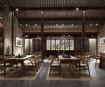 New Chinese Style Teahouse Tea House-ID:856245994