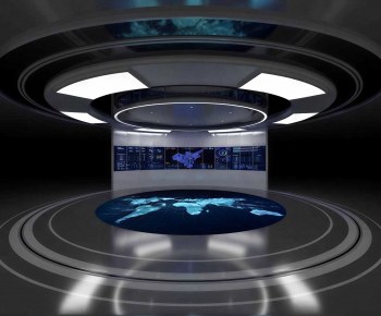 Modern Exhibition Hall-ID:392959158