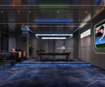 Modern Billiard Room-ID:891949897