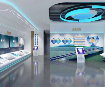 Modern Exhibition Hall-ID:567205912