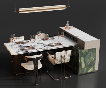 Modern Dining Table And Chairs-ID:841955905