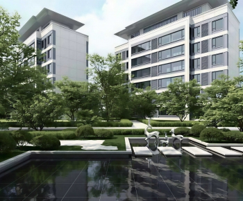 Modern Residential Building-ID:329452043