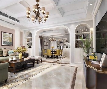 American Style A Living Room-ID:120658932