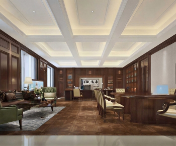 New Chinese Style Manager's Office-ID:760603909