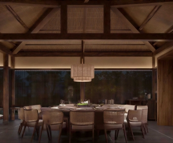 Wabi-sabi Style Restaurant Box-ID:894582035