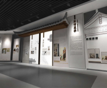 New Chinese Style Exhibition Hall-ID:719331038