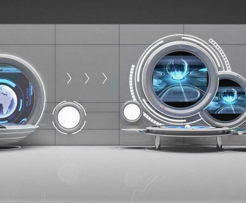 Modern Exhibition Hall-ID:967910313