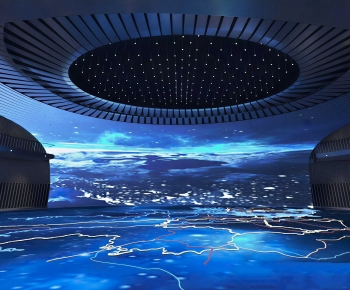 Modern Exhibition Hall-ID:642021895