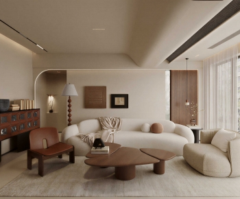 Modern A Living Room-ID:702657949