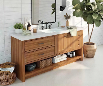 Nordic Style Bathroom Cabinet-ID:590893985