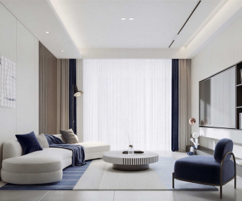 Modern A Living Room-ID:445316086