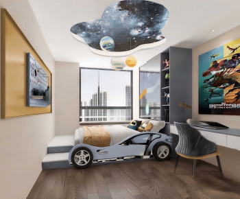 Modern Boy's Room And Son's Room-ID:192008024