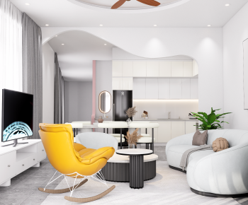 Modern A Living Room-ID:826100113