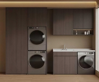 Modern Laundry Cabinet-ID:185039045