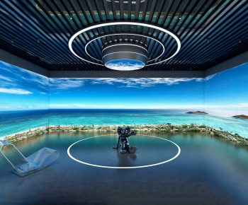 Modern Exhibition Hall-ID:751188991