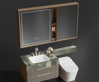 Modern Bathroom Cabinet-ID:631990436
