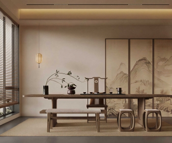 New Chinese Style Tea House-ID:745918997