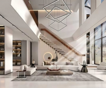 Modern A Living Room-ID:327374947