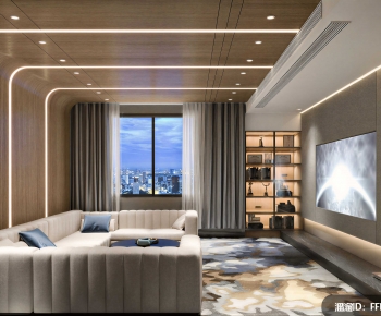 Modern Audiovisual Room-ID:829915054