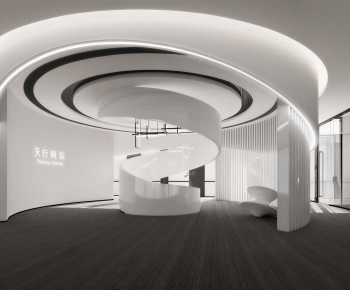 Modern Office Reception Desk-ID:632446056