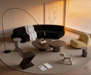 现代沙发茶几组合-3155109