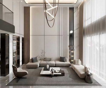 Modern A Living Room-ID:807673931