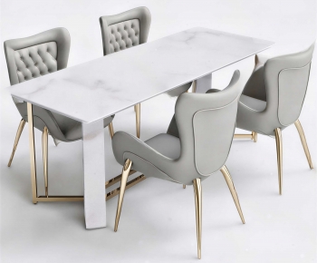 Modern Dining Table And Chairs-ID:387965922