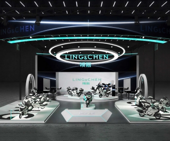 Modern Exhibition Hall-ID:380094051