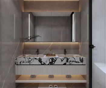 Modern Bathroom Cabinet-ID:709867006