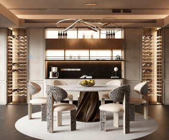 现代轻奢餐厅-3155332