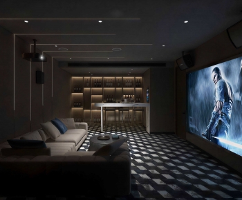 Modern Audiovisual Room-ID:804491094