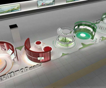 Modern Exhibition Hall-ID:528678945