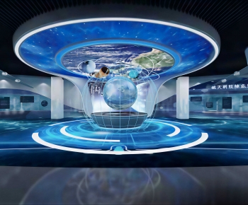 Modern Exhibition Hall-ID:656857977