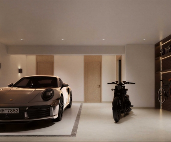 Modern Underground Garage-ID:673799044