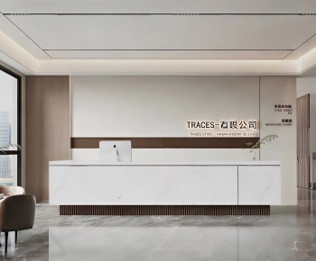 Modern Office Reception Desk-ID:922266969