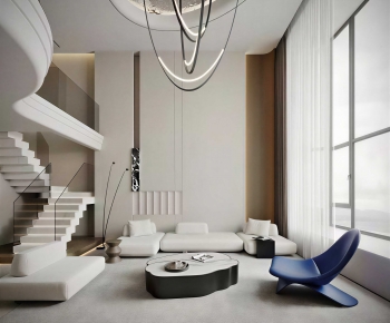 Modern A Living Room-ID:834229075