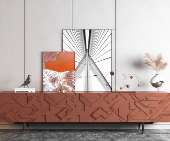 Modern Entrance Cabinet-ID:734783892