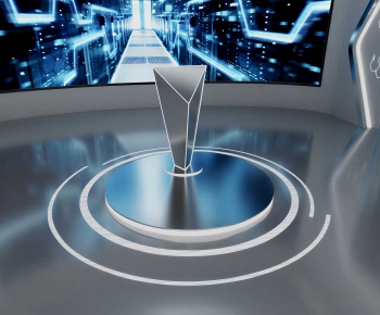 Modern Exhibition Hall-ID:895735034