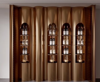 New Chinese Style Wine Cabinet-ID:373991974