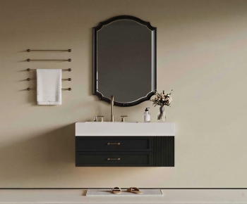 French Style Bathroom Cabinet-ID:274219573