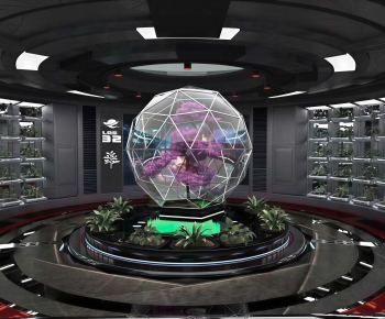 Modern Exhibition Hall-ID:126437902