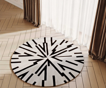 Modern Circular Carpet-ID:223240926