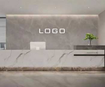 Modern Office Reception Desk-ID:473246103