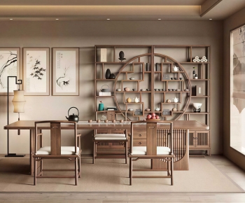 New Chinese Style Tea House-ID:811614047