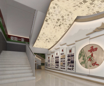 New Chinese Style Exhibition Hall-ID:290842067